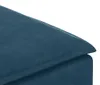 vidaXL Modulares Sofa Fußhocker-Modul Blau 100x100x48 cm Produktbild-Vorschau 5