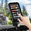 Držák telefonu na řídítka motocyklu 360°, vodotěsný černý Náhled obrázku produktu 9