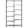 Bücherregal Grau Sonoma 100x32x170 cm Holzwerkstoff und Produktbild-Vorschau 4
