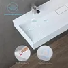doporro Lavabo Suspendu avec Bonde Vasque à Poser Blanc Voir les images du produit 5