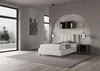 ITYHOME - Gepolstertes Bett mit Lattenrost 120x210 mit Produktbild-Vorschau 4