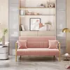 Yaheetech Polstersofa mit Armlehnen & Beine aus Metall Produktbild-Vorschau 3