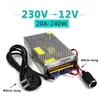 A15C Schaltnetzteil Netzteil Adapter 230V auf 12V DC 20A Produktbild-Vorschau 2