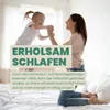 A mother and daughter playing on a bed, with a text overlay about sleep. Anteprima dell’immagine prodotto