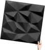 Verdico | Panel ścienny 3D – czarny – 50 × 50 cm – 48 sztuk Podgląd zdjęcia produktu 2