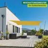 Sonnensegel Rechteck, 2x3m, gelb, wasserabweisend Produktbild-Vorschau 1