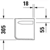 DURAVIT 0858450000 Halbsäule Duravit 0858450000 No. 1 Weiß Produktbild-Vorschau 13