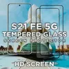 A marketing image for a screen protector, featuring a smartphone outline and architectural background. Produktbild-Vorschau