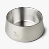 A steel dog bowl is shown against a white background. Produktbild-Vorschau