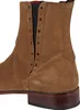 Close-up view of a brown suede boot. Produktbild-Vorschau