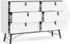 Rye Commode large 6 tiroirs, blanc mat. Voir les images du produit 4