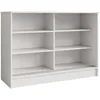 Commode BEAUTYSOFA MIRELA 120 cm Blanc/Blanc, buffet à 2 Voir les images du produit 3