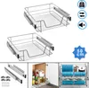 LZQ 2x 50cm Tiroir de cuisine Tiroir télescopique Armoire Voir les images du produit 1