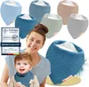 Mallie® Musselin Lätzchen Baby im 6er Set | Als Bibs, Produktbild-Vorschau 1
