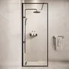 Duschwand Georgia 70 x 200cm Glas Duschabtrennung Schwarz - Produktbild-Vorschau 2