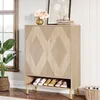 Armadio portascarpe Tribesigns con 2 ante, 73 x 35 x 115 Anteprima dell’immagine prodotto 1