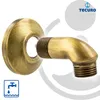 tecuro Wandanschlussbogen 90°, Messing bronziert gebürstet Produktbild-Vorschau 3