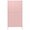 vidaXL Kleiderschrank Rosa 90x50x180 cm Stahl Produktbild-Vorschau 3
