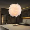 LED Pendelleuchte, Feder-Design, weiß, D 60 cm Produktbild-Vorschau 9