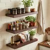Scaffale da parete Relaxdays, set da 3 pezzi, L x P x A: 4 Anteprima dell’immagine prodotto 2