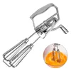 Handmixer manuell Schneebesen Edelstahl Handrührgerät ohne Produktbild-Vorschau 1