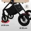 BabyLux® Kinderwagen 3in1 Set ROSSO, Beige Faltbar Leicht Produktbild-Vorschau 22