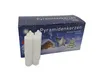 A box of white pyramid candles with a winter scene on the packaging. Náhľad obrázku produktu