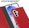 Selencia Bibliothèque en cuir véritable pour le Samsung Voir les images du produit 4