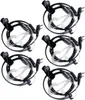 A collection of five Retevis throat microphone headsets arranged in a grid on a white background. Produktbild-Vorschau