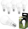 A set of LED light bulbs and their packaging. Produktbild-Vorschau