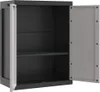 vidaXL Zahradní skříňka šedá a černá 65x37x85 cm PP Náhled obrázku produktu 6