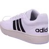 A side view of a white Adidas sneaker with black stripes. Anteprima dell’immagine prodotto