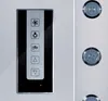 A close-up view of a shower control panel and showerheads. Anteprima dell’immagine prodotto