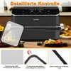 Spritzschutz Heißluftfritteuse Airfryer Zubehör Kompatibel Produktbild-Vorschau 3