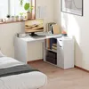 HOMCOM Eckschreibtisch L-Form Schreibtisch mit Offenen Produktbild-Vorschau 7