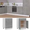vidaXL zásuvková skrinka Concrete Grey 60x46x81,5 cm Drevo Náhľad obrázku produktu 1