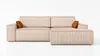 Ecksofa TOR mit Schlaffunktion. Farbe: Toffee. Produktbild-Vorschau 6