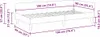 vidaXL Eckbettgestell mit Kopfteil Weinrot 90 cm x 190 cm Produktbild-Vorschau 8