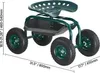 SucceBuy Fahrbarer Gartensitz mit All-Terrain-Rädern, Produktbild-Vorschau 7