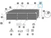 An exploded diagram of a swimming pool frame and accessories, with numbered parts. Produktbild-Vorschau