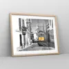 Gerahmtes Poster - Rahmen in heller Eiche - Straßenbahn Produktbild-Vorschau 8
