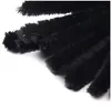 Schwarze Pfeifenreiniger 9mm Basteldraht plüschig Chenille. Produktbild-Vorschau