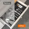 1St Besteck-Schubladen-Organizer erweiterbares Produktbild-Vorschau 5