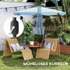 Outsunny Sonnenschirm Ø265 cm, Balkonschirm Strandschirm Produktbild-Vorschau 6