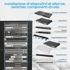 Extralink Armadio Rack 19", 27U, 600x1000 mm, Nero, da Anteprima dell’immagine prodotto 2
