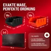 DEUBA® Wandregal mit Stapelboxen und Werkzeughalter 43 tlg Produktbild-Vorschau 3