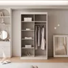 IDOHOME-Schwebetürenschrank CLARITY mit Spiegel zweitürig Produktbild-Vorschau 2