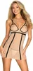 Nudelia y Kleid mit Tanga - Hautfarben/Schwarz Produktbild-Vorschau 1
