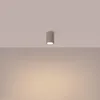 Plafond KARBON 10 taupe 1xGU10 10W Aluminium 10x6.5x6.5cm Produktbild-Vorschau 3