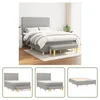 The Living Store Boxspringbett mit Matratze Hellgrau Produktbild-Vorschau 8